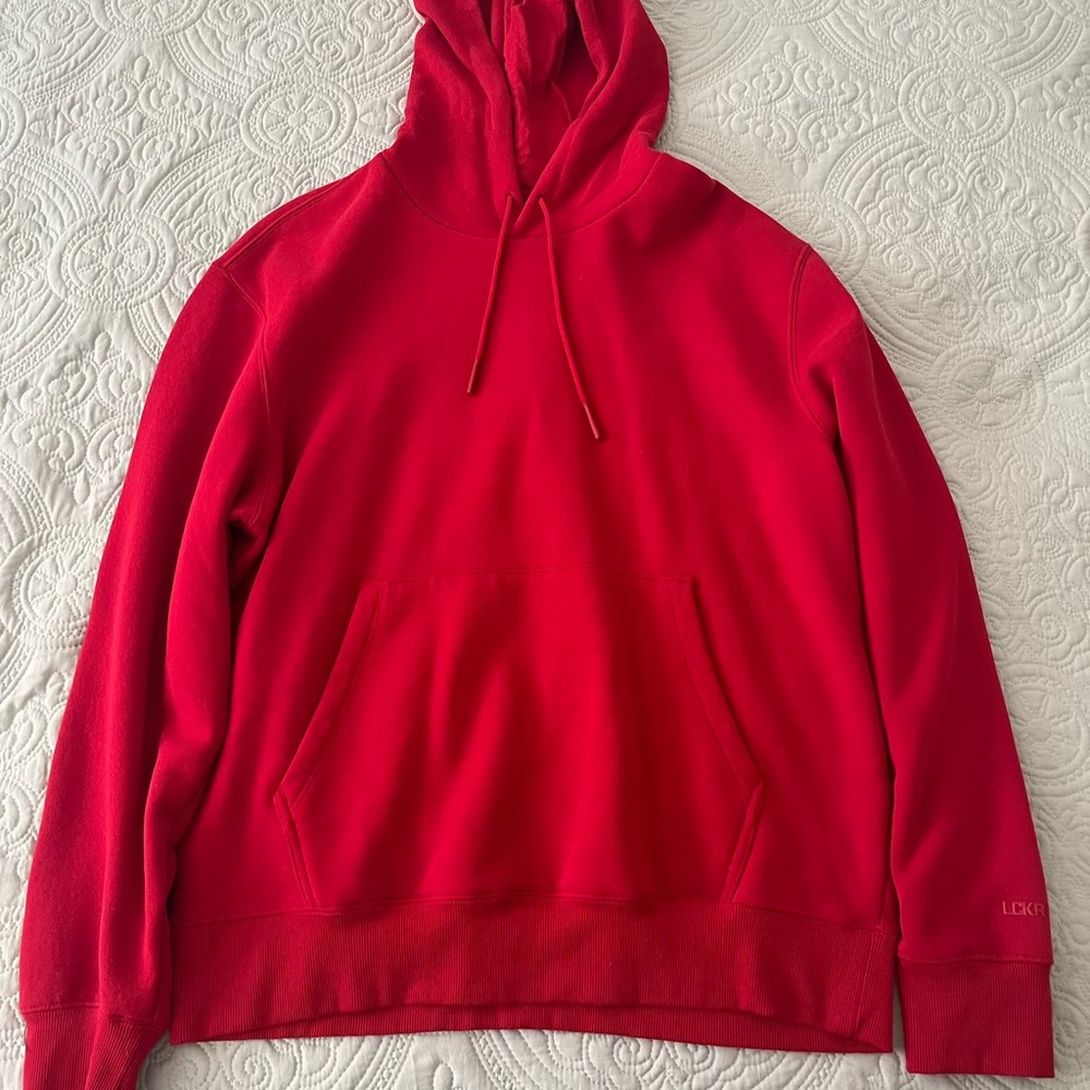Red Hoodie with Front Pocket